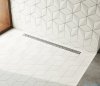 Schedpol Slim Lux odpływ liniowy z maskownicą Stamp Slim 70x3,5x9,5cm OLSP70/SLX